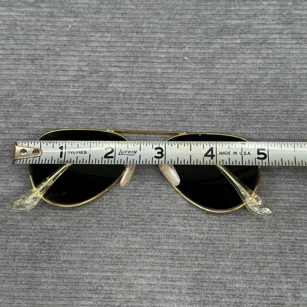 Ray-Ban Aviator Gold Metal Frame Y2K Sunglasses Green Lens RB3025 Classic 58mm